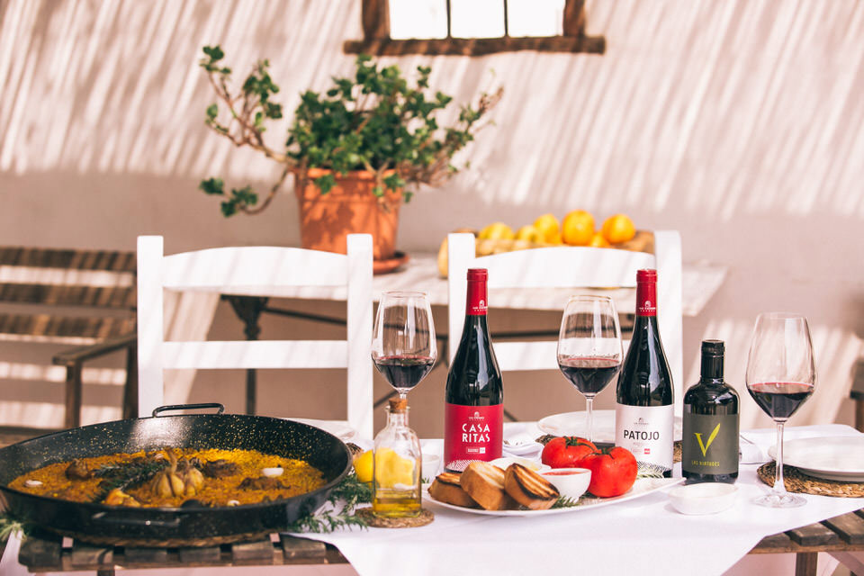 Vino dieta mediterránea