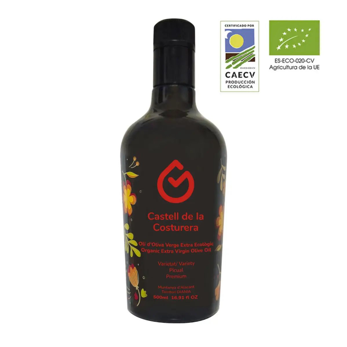 castell-costurera-aceite-Picual-Eco Castell Costurera AOVE Eco Variedad Picual