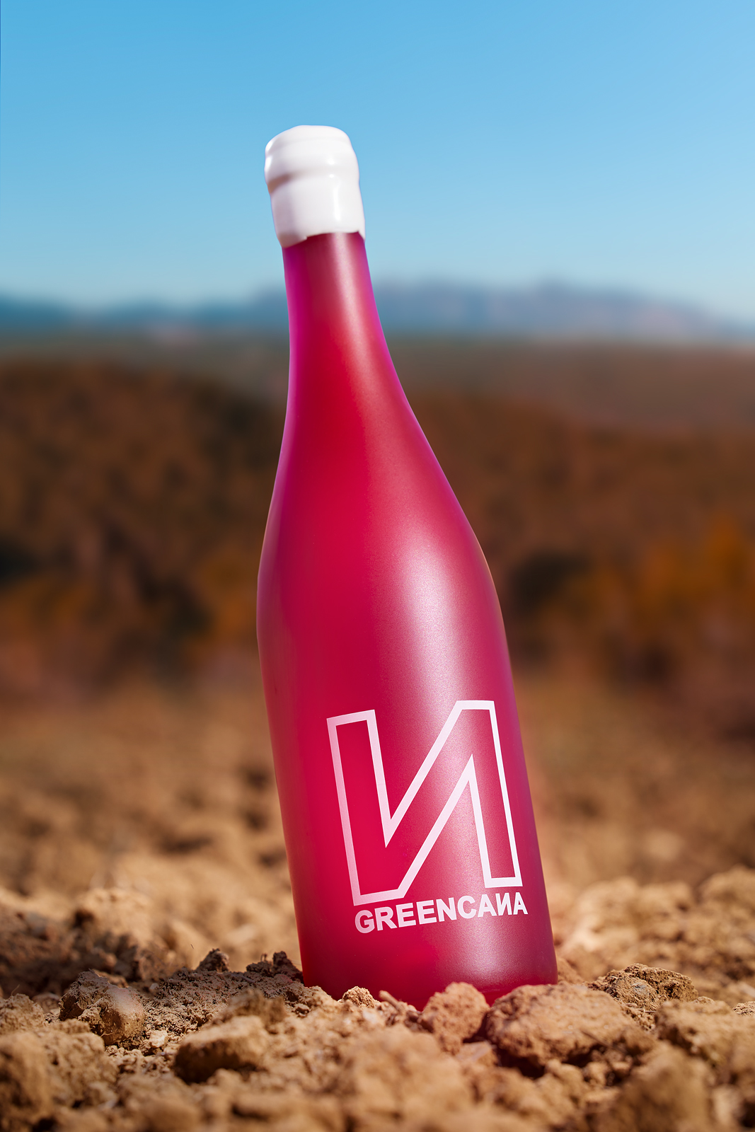 Greencana vino rosado canábico