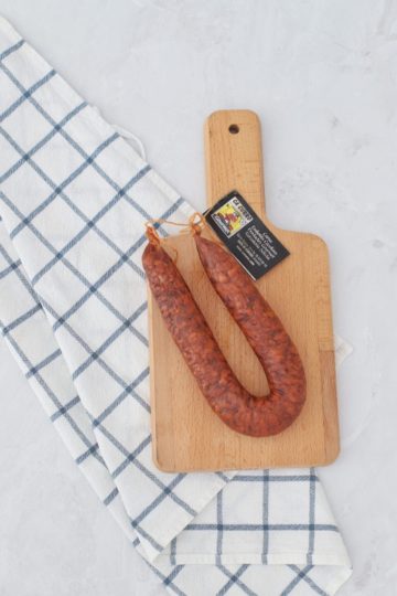 Tabla Longaniza de sobrasada curada